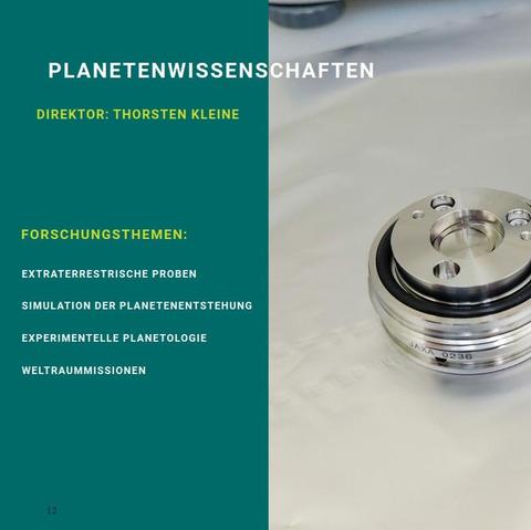 Cover for the planetary department