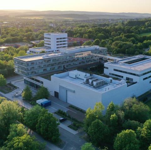 Aerial view of the institute