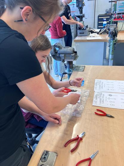 hands-on work in our mechanical workshop