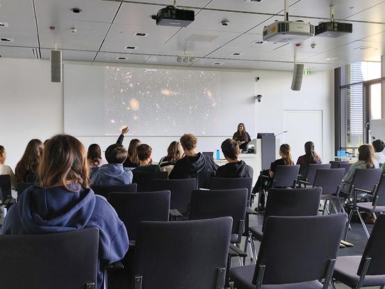lecture in the auditorium