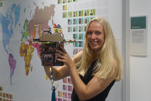 Ilse de Langen with doctoral hat