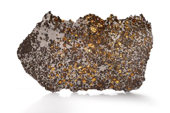 slab of the stone-iron-meteorite Imilac